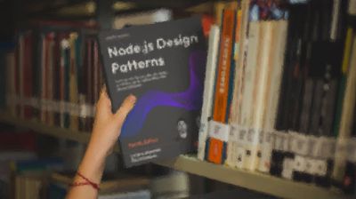 Cover picture for a blog post titled Node.js Design Patterns: Fourth Edition is out!